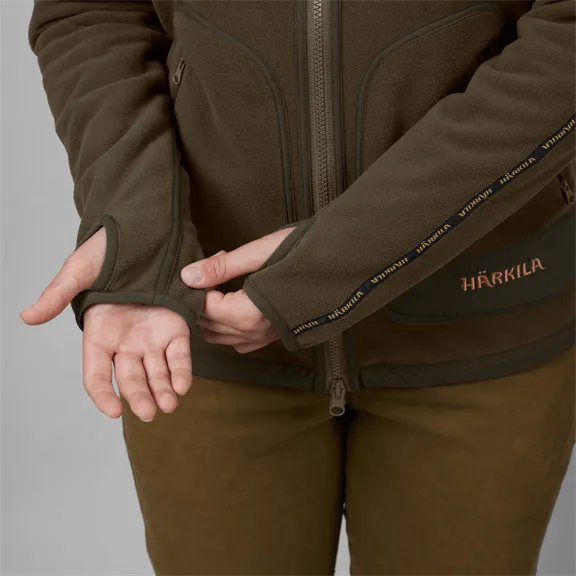Härkila Kamko női fleece, Brown/Red, M