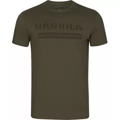 Härkila Logo férfi póló, Willow green, S