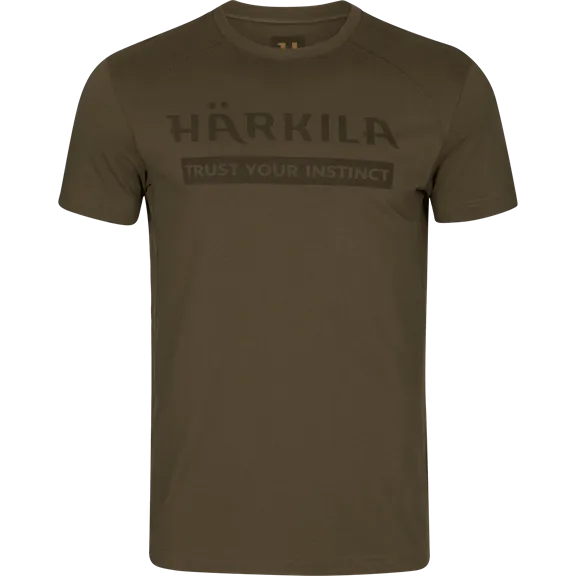 Härkila Logo férfi póló, Willow green, S