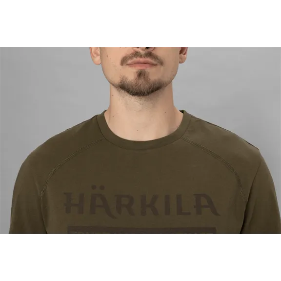 Härkila Logo férfi póló, Willow green, S