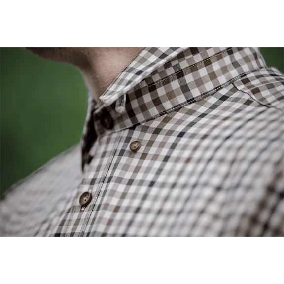 Härkila Milford férfi hosszú ujjú kockás ing, Blue/Beige Check, M