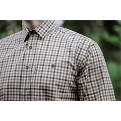 Härkila Milford férfi hosszú ujjú kockás ing, Blue/Beige Check, M