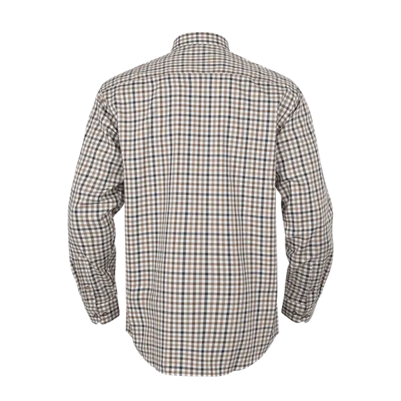 Härkila Milford férfi hosszú ujjú kockás ing, Blue/Beige Check, M