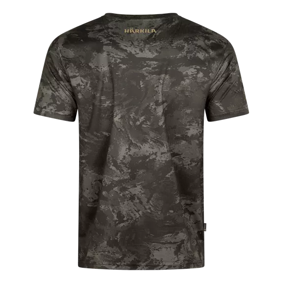Härkila Noctyx Camo férfi rövid ujjú póló, AXIS MSP® Black/Black, M
