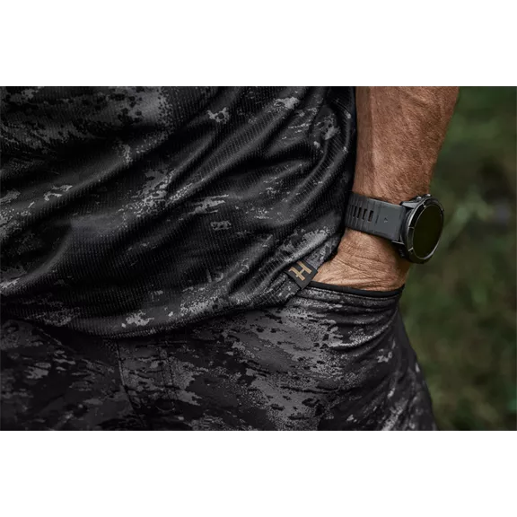 Härkila Noctyx Camo férfi rövid ujjú póló, AXIS MSP® Black/Black, XL