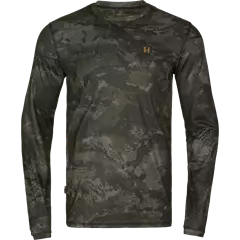 Härkila Noctyx camo férfi hosszú ujjú póló, AXIS MSP®Black 3XL