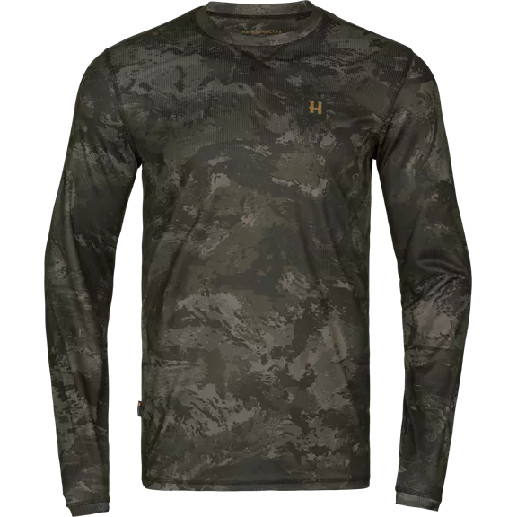 Härkila Noctyx camo férfi hosszú ujjú póló, AXIS MSP®Black 3XL