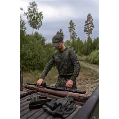 Härkila Noctyx camo férfi hosszú ujjú póló, AXIS MSP®Black 3XL