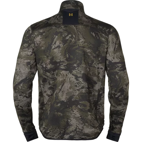 Härkila Noctyx camo full zip fleece, AXIS MSP®Black, L