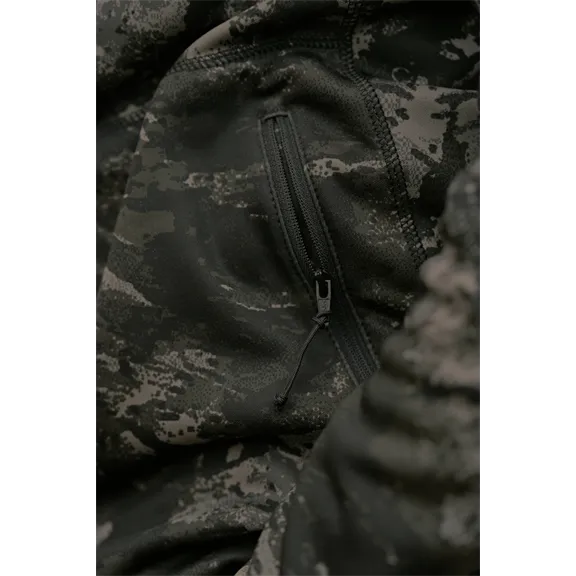 Härkila Noctyx camo full zip fleece, AXIS MSP®Black, L