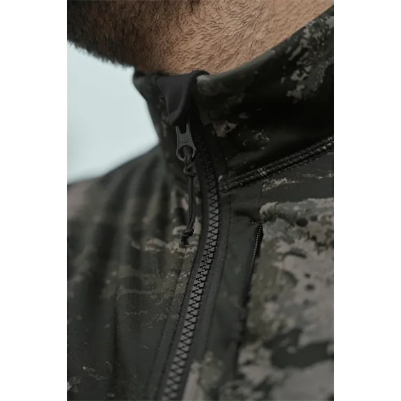 Härkila Noctyx camo full zip fleece, AXIS MSP®Black, L