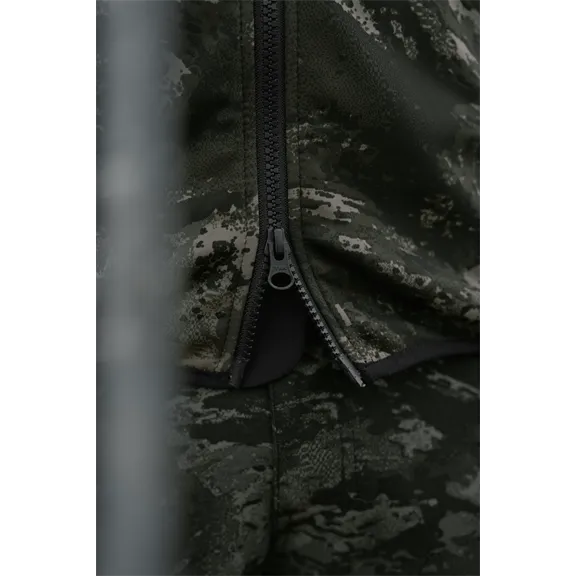 Härkila Noctyx camo full zip fleece, AXIS MSP®Black, XL