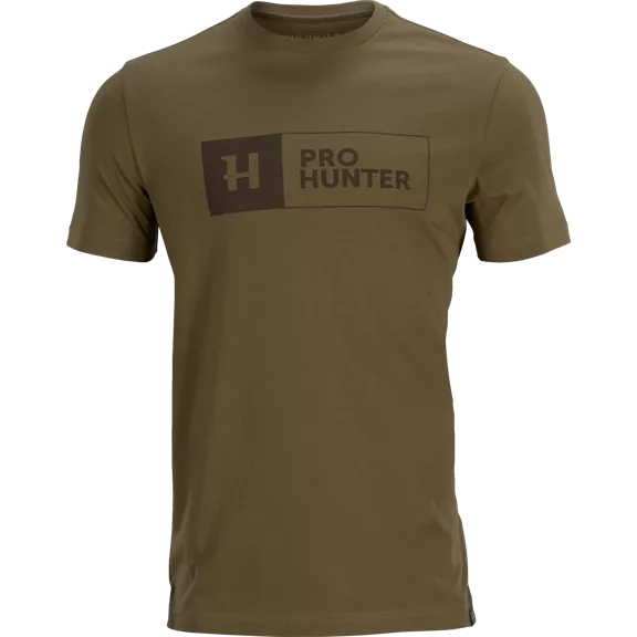 Härkila Pro Hunter férfi rövid ujjú póló, Light Willow green, XXL