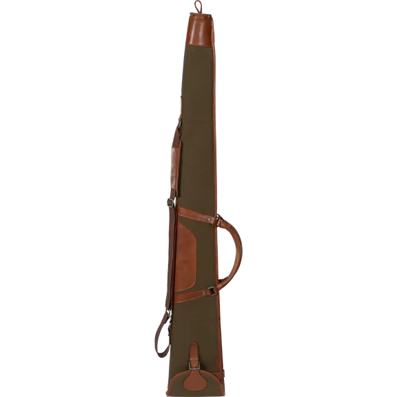 Härkila Retrieve vászon-bőr sörétes fegyvertok, Warm Olive, 135 cm