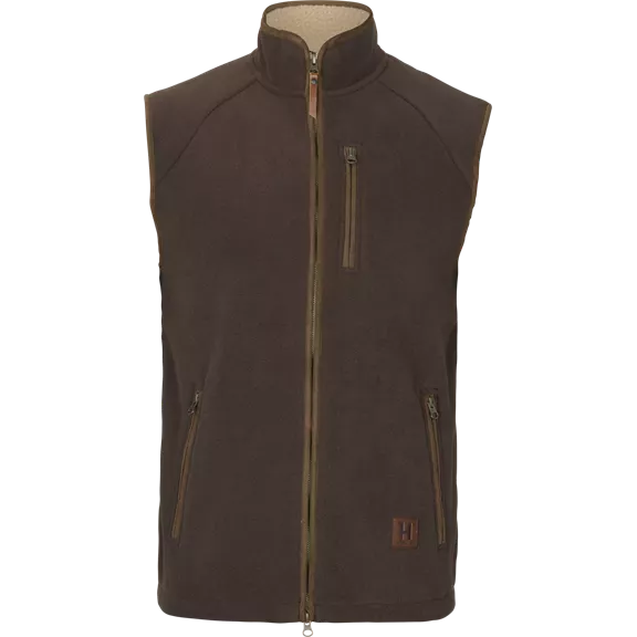 Härkila Sandhem sherpa férfi fleece mellény, Demitasse brown, XL