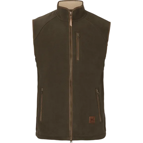 Härkila Sandhem sherpa férfi fleece mellény, Willow green, L
