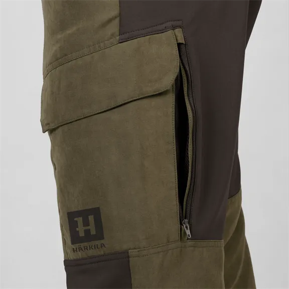 Härkila Scandinavian férfi nadrág, Willow green/Deep brown, 48/32"