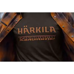 Härkila Scandinavian férfi rövid ujjú póló, Shadow Brown, M