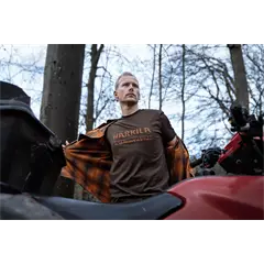 Härkila Scandinavian férfi rövid ujjú póló, Shadow Brown, M