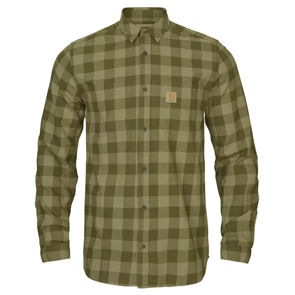 Härkila Scandinavian hosszú ujjú férfi ing, Dark olive check, L