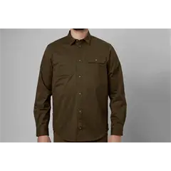 Härkila Trym férfi hosszú ujjú ing, Willow green, 3XL