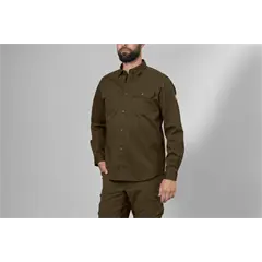 Härkila Trym férfi hosszú ujjú ing, Willow green, 3XL