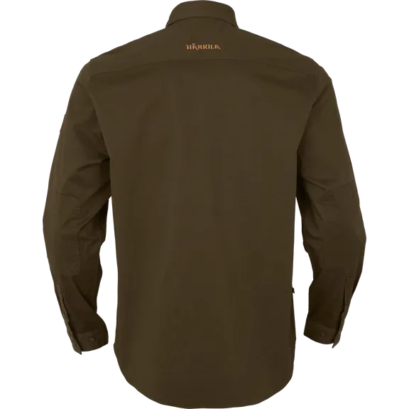 Härkila Trym férfi hosszú ujjú ing, Willow green, 3XL