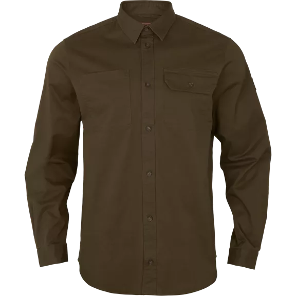 Härkila Trym férfi hosszú ujjú ing, Willow green, M