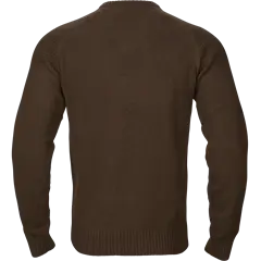 Härkila Vincent Merino V-nyakú férfi pulóver, Demitasse brown, M