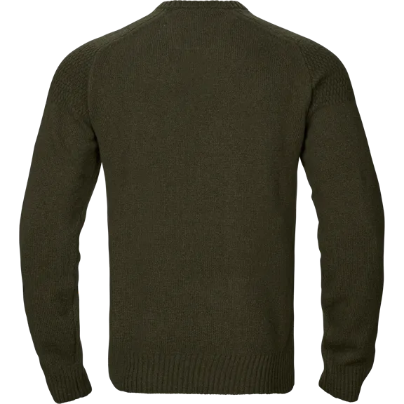 Härkila Vincent Merino V-nyakú férfi pulóver, Rosin, 3XL