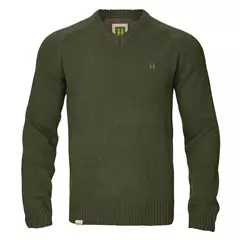Härkila Vincent Merino V-nyakú férfi pulóver, Rosin, M