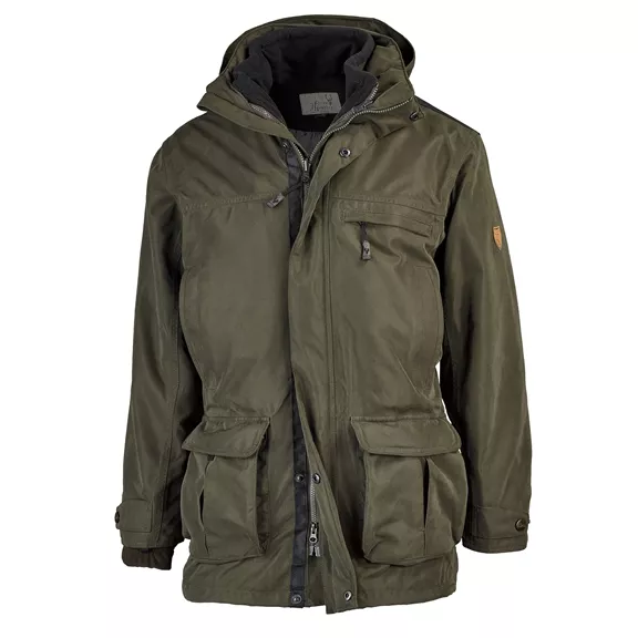 Hubertus Forest 3in1 vadászkabát, olajzöld, 58