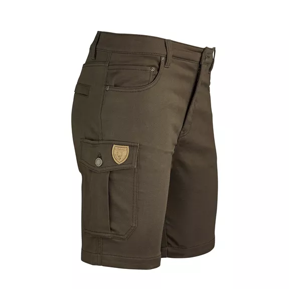 Hubertus Hannes Comfort Stretch férfi rövidnadrág, dunkeloliv, 60