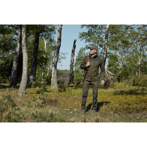 Hubertus Hydro Stretch férfi vadásznadrág, sötét olajzöld, 106