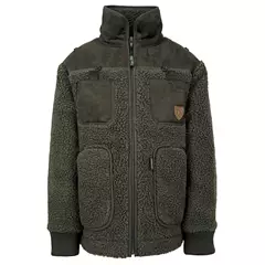 Hubertus Miporex gyerek műszörme kabát, oliv-orange, 104