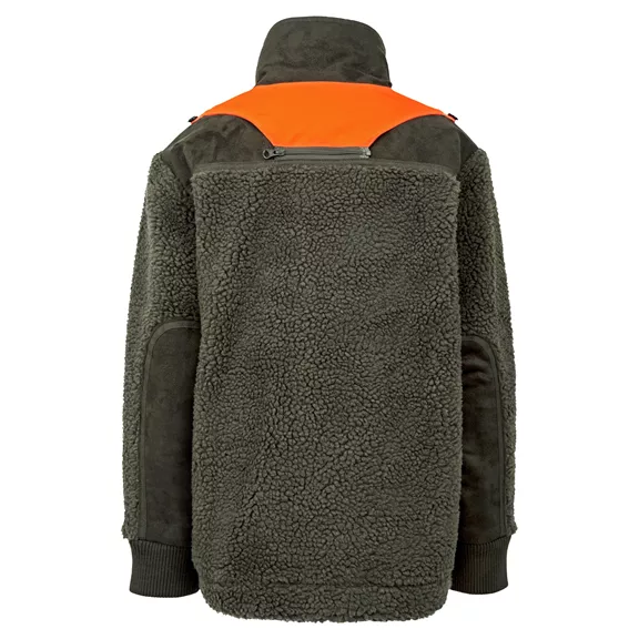 Hubertus Miporex gyerek műszörme kabát, oliv-orange, 128
