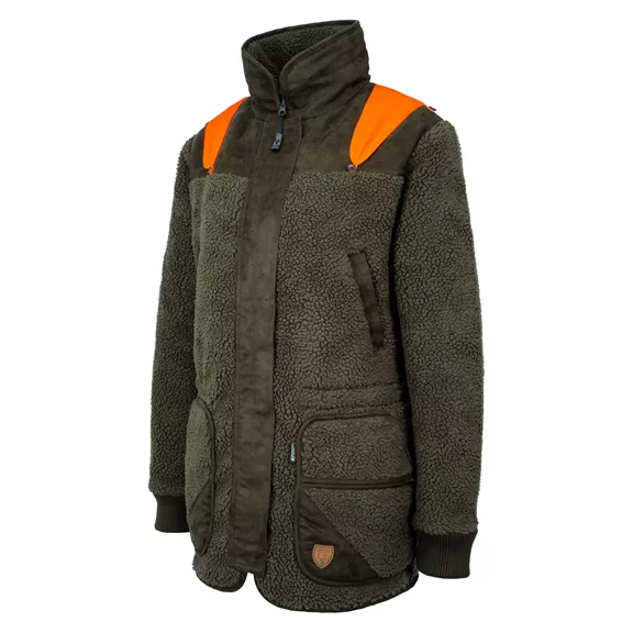 Hubertus Miporex női műszörme kabát, oliv-orange, 38