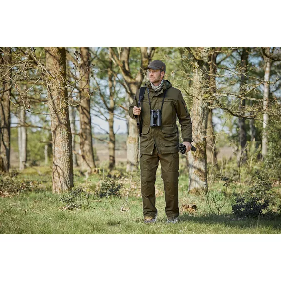Hubertus OS30 férfi vadászdzseki, olajzöld, 54