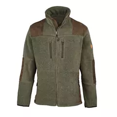 Hubertus férfi fleece kabát, oliv-braun, 4XL