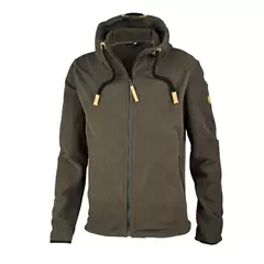 Hubertus férfi polárdzseki, olajzöld-barna, 5XL
