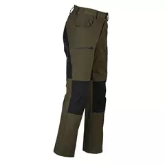 Hubertus férfi sztreccs vadásznadrág, olajzöld-fekete, 54