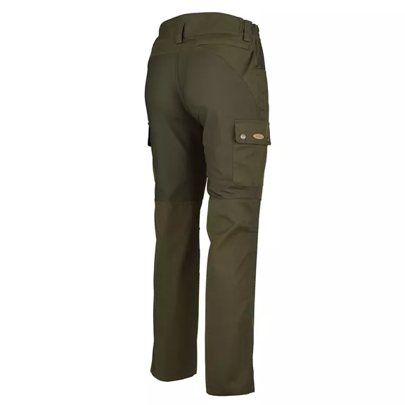 Hubertus férfi vászon outdoor sztreccsnadrág, olajzöld 25