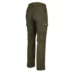 Hubertus férfi vászon outdoor sztreccsnadrág, olajzöld 68