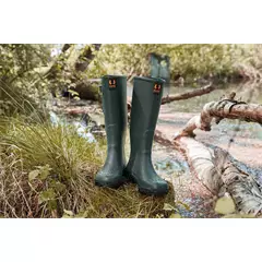 Hubertus gumicsizma, sötétzöld, Gr.38
