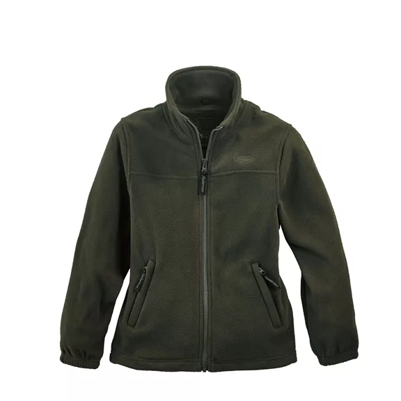 Hubertus gyerek fleece kabát, Olajzöld 104