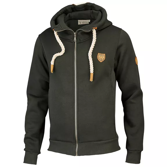 Hubertus könnyű kapucnis dzseki, olajzöld, 5XL
