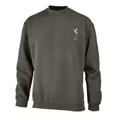 Hubertus környakú pulóver, olív, 4XL