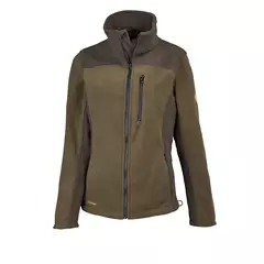 Hubertus női fleece kabát, Olajzöld/barna S
