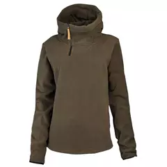 Hubertus női kapucnis felső Hoody, olajzöld-barna, XL.