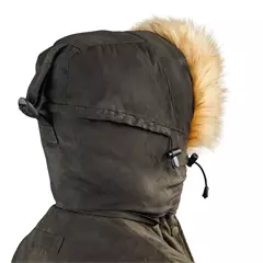 Hubertus női leskabát Iceland, olajzöld-barna, 38.